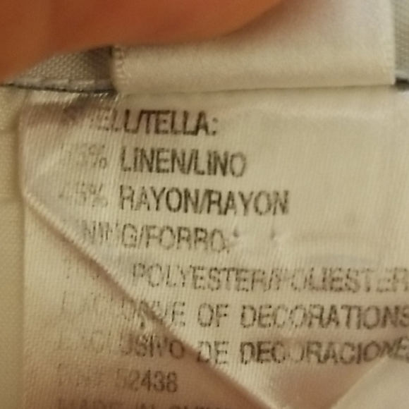 Plaza South 80's Vintage Linen and Rayon Two Pieces Skirt Set - Picture 10 of 10